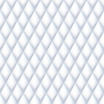 Quilted seamless pattern. White color.