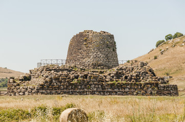 Nuraghe Santu Antine, Nuraghe, Torralba, Festung, Sommer, Sardinien, Italien