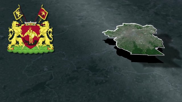 Provinces of Belgium
City of Brussels white Coat of arms animation map