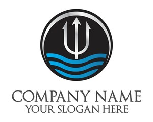 Neptune trident © vector_factory