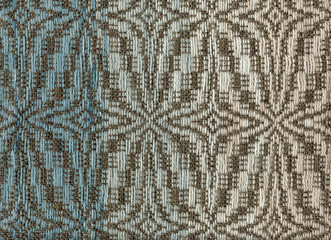Hand-woven star-like pattern