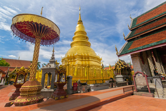 Wat Phra That Hariphunchai , Lamphun Province, Thailand