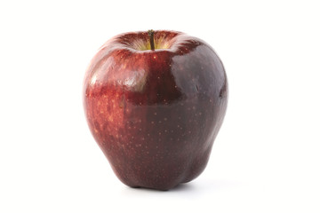 Red apple isolated on white