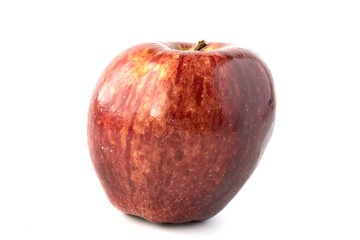 Red apple isolated on white