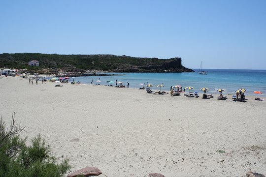 Spiaggia La Caletta. Isola di San Pietro