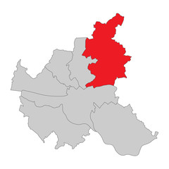 Hamburg Wandsbek - Vektor