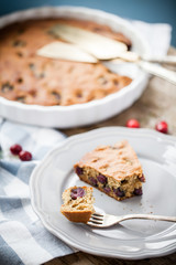Homemade paleo cherry pie
