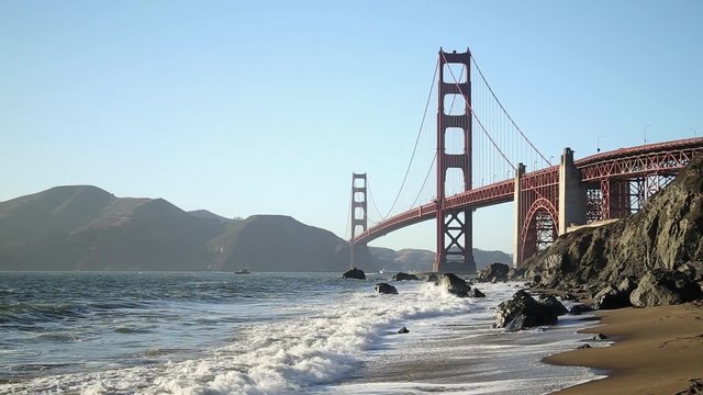 Golden Gate Bridge in San Francisco California Video