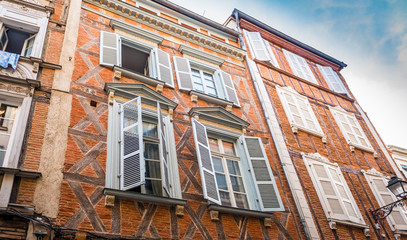 Naklejka premium Façade toulousaine