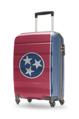 Suitcase with US state flag on it - Tennessee