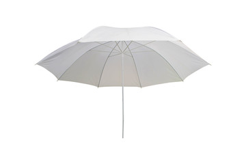 white umbrella on a white background