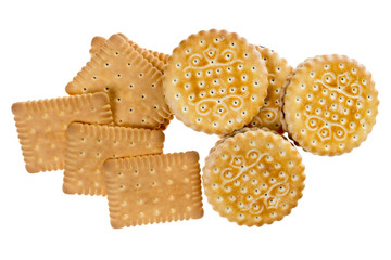 Biscuits / Biscuits isolated on white background