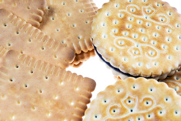 Biscuits / Biscuits on a bright background