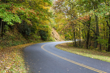 Blue Ridge Parkway in Autumn