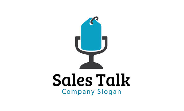 Sales Talk Logo template