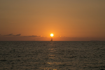 Naklejka premium Atardecer