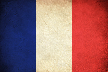 Grunge Flag of France