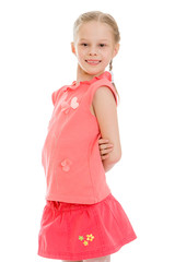 Beautiful blonde girl