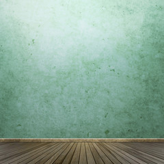 grunge empty room interior