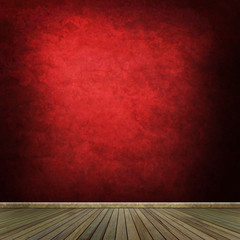 grunge empty room interior