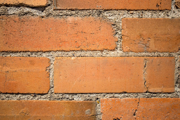 Brick wall background.