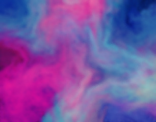 Fractal art background for creative design. Decoration for wallpaper desktop, poster, cover booklet. Fractal nebula. Water texture with pink and blue colors