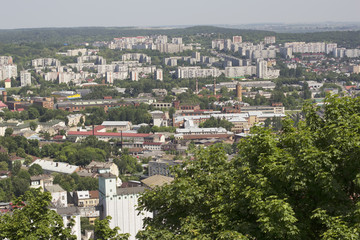 Multi-storey buildings in Lviv