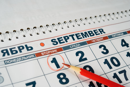 date 1 September 2015 on your calendar-it's time to school