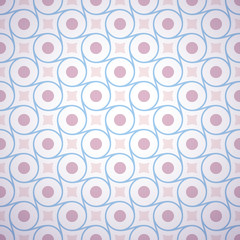 Pastel retro different vector seamless pattern