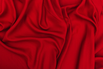 Red fabric