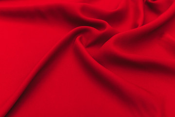 Red fabric