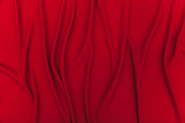 Red fabric