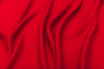 Red fabric