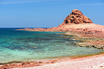 Protected area Dihamri in Socotra island, Yemen