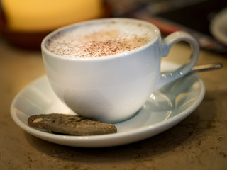 cup of cappuccino