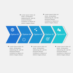 Vector colorful info graphics for your business presentations.