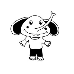 cartoon elephant