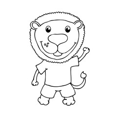 cartoon lion