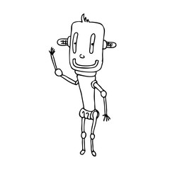 Cartoon robot