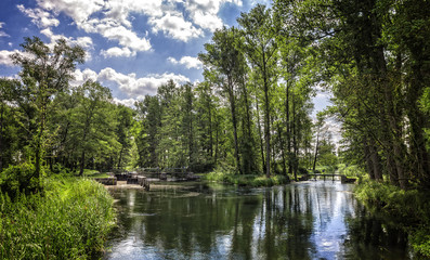 Wasserkanal im Spreewald