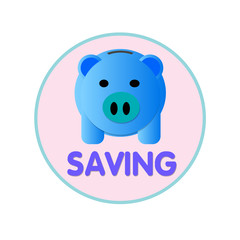 pig saving bank money coin