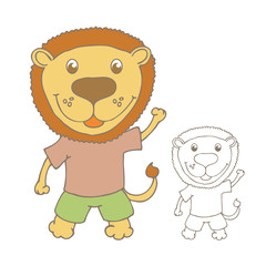 cartoon lion