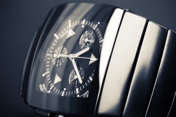 Luxury mens chronograph watch
