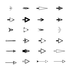 arrow icons set