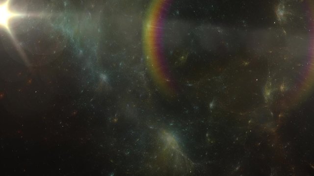 Space Animation. Stars Background