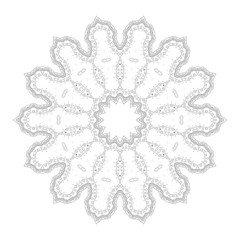 Vector Beautiful Deco Black Mandala