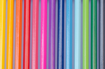 Obraz premium multicolored crayons composition