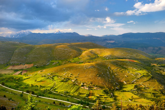 Beautiful view of Campo Imperatore plateau © MNStudio