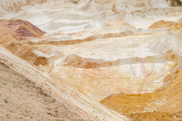 Sand pit mining industrial quartz