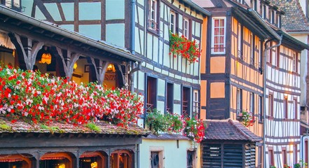 Maisons en Alsace, France © Alexi Tauzin